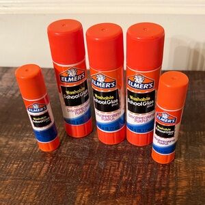 Washable School Glue Sticks - Orange
